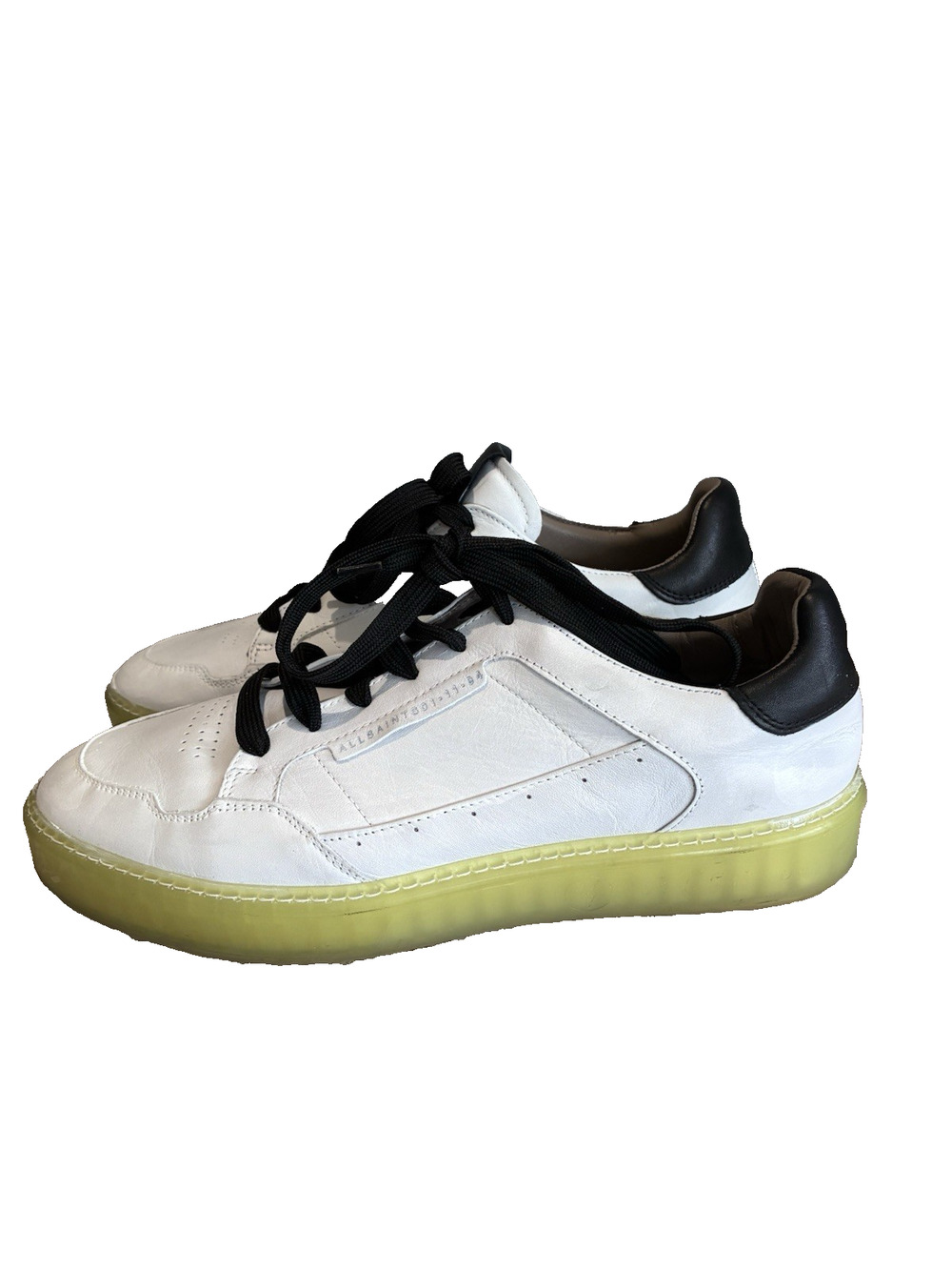 All Saints Men's Alton Low Top Sneakers Allsaints Size 11 eu 44 real leather